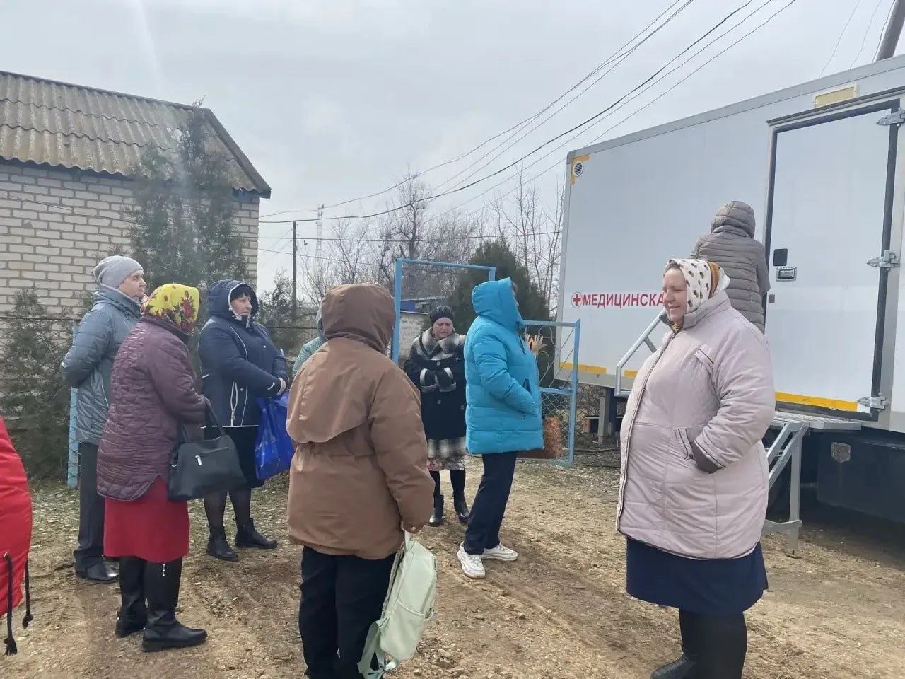 20 марта бригада медиков в рамках проекта «Будь здоров!» провела выездной прием в с. Кануково Сарпинского района