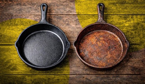 Как вернуть к жизни старую чугунную сковородку всего за час