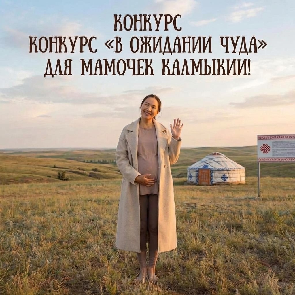 КОНКУРС ДЛЯ БЕРЕМЕННЫХ МАМОЧЕК КАЛМЫКИИ «В ОЖИДАНИИ ЧУДА»!