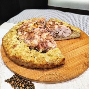 Кето-удовольствие: капустный пирог с курицей для настоящих гурманов