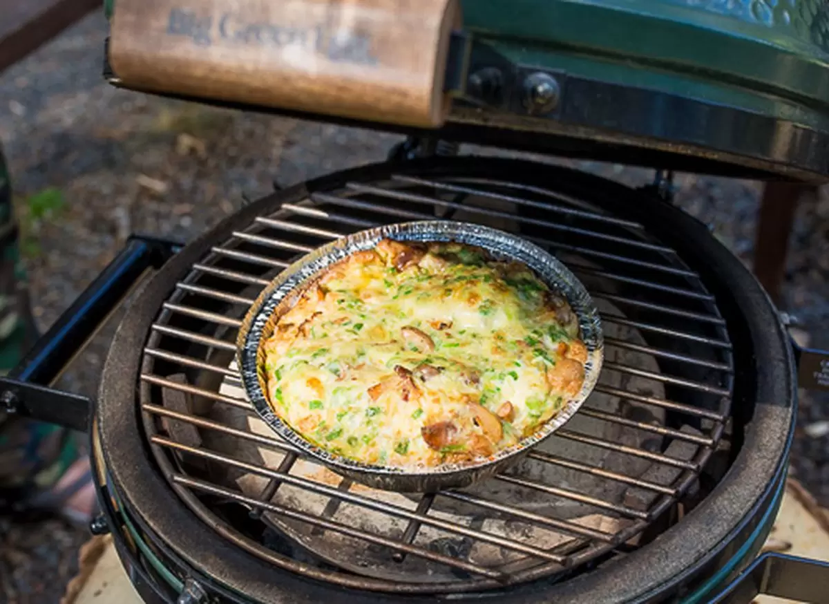 Фриттата с лисичками на гриле: вкусно и просто