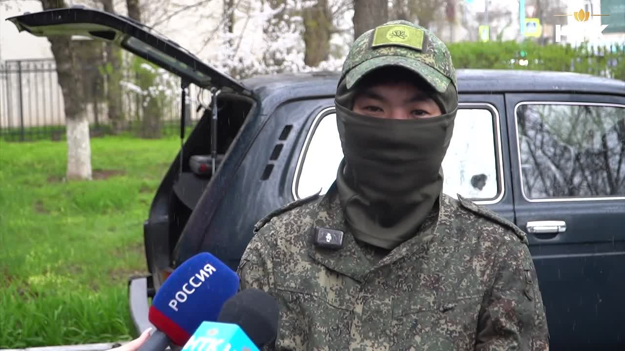 Из Калмыкии — на передовую: ещё один внедорожник отправлен в зону СВО