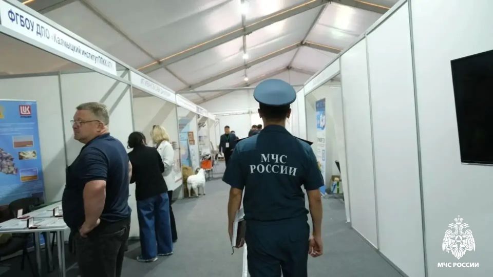 Сотрудники МЧС России обеспечивают пожарную безопасность на главном событии в сфере животноводства Сотрудники МЧС России обеспечивают пожарную безопасность на главном событии в сфере животноводства