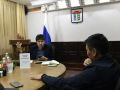 Заместитель главы Администрации города Элисты Андрей Сасыков провел личный приём граждан