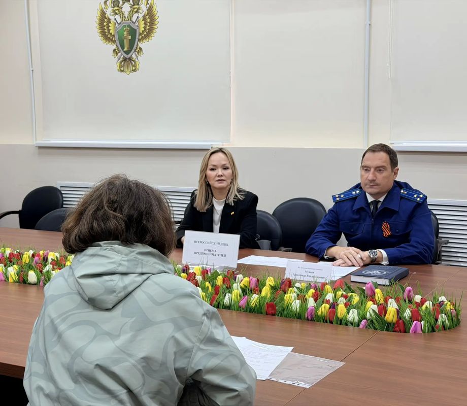 В прокуратуре республики проведен прием предпринимателей