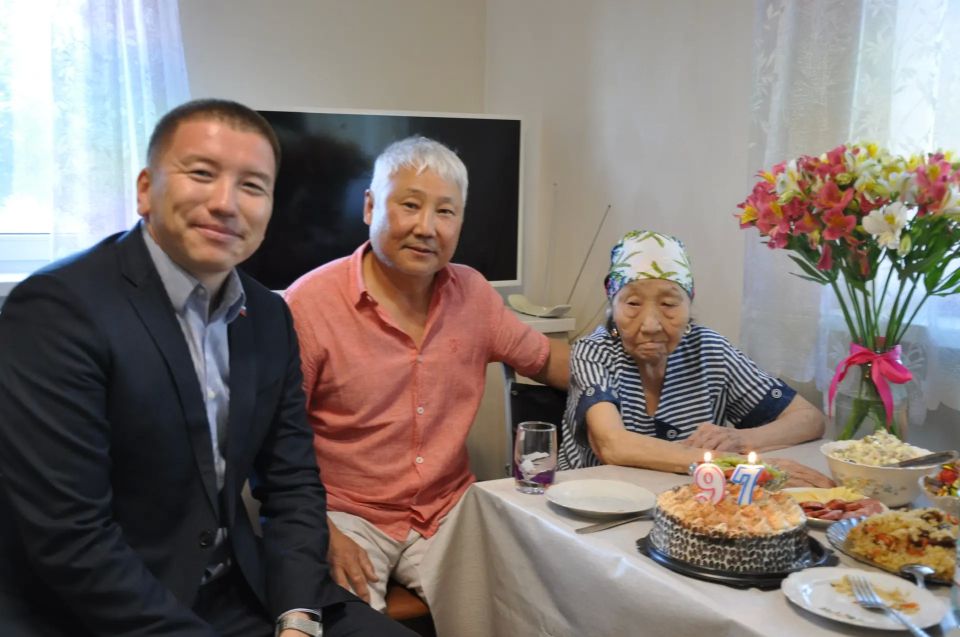 97 лет исполнилось Харцхаевой Александре! 97 лет исполнилось Харцхаевой Александре!