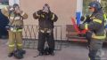 Огнеборцы отработали навыки тушения пожара в торговом центре