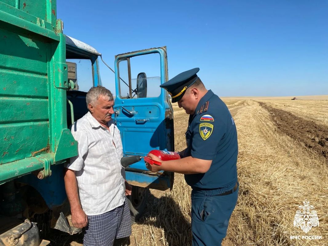 Уборочная страда под контролем МЧС Уборочная страда под контролем МЧС