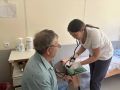 Калмыцкая бригада медиков продолжает проводить профилактические медицинские осмотры в Антрацитовском районе подшефного региона