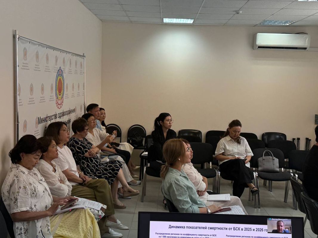 В Минздраве Калмыкии подвели итоги рабочего визита ФГБУ «НМИЦ им. В.А. Алмазова» Минздрава России под председательством академика РАН Евгения Шляхто в режиме ВКС В Минздраве Калмыкии подвели итоги рабочего визита ФГБУ «НМИЦ им. В.А. Алмазова» Минздрава России под председательством академика РАН Евгения Шляхто в режиме ВКС