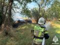 Сотрудники МЧС России ликвидировали возгорание сухой растительности в Городовиковском районе