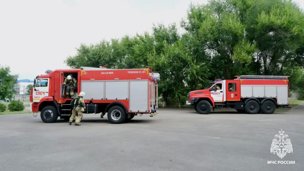 Условный пожар в школе оперативно ликвидирован Условный пожар в школе оперативно ликвидирован
