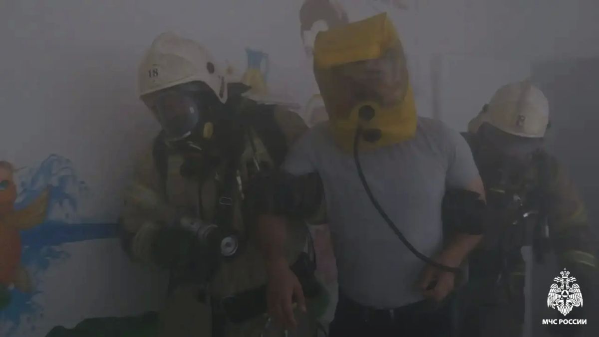 Условный пожар в школе оперативно ликвидирован Условный пожар в школе оперативно ликвидирован