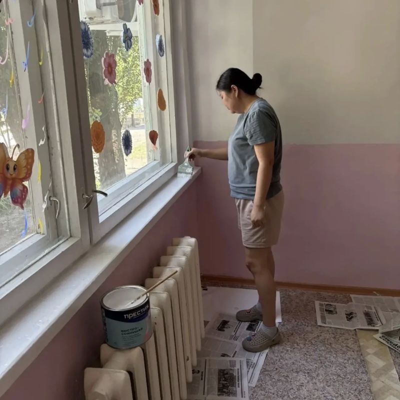 В детских садах Элисты кипит работа – идет плановый косметический ремонт В детских садах Элисты кипит работа – идет плановый косметический ремонт
