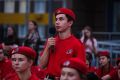 Офицер СОБР «Каспий» выступил на юнармейском форуме в Астрахани