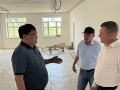 В рамках парламентского контроля Председатель Народного Хурала Республики Калмыкия Артем Михайлов посетил образовательные учреждения в Приютненском районе РК, вошедшие в федеральную программу по капитальному ремонту