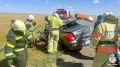 Кетченеровские огнеборцы ликвидировали последствия ДТП