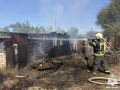 Сотрудники МЧС России ликвидировали пожар в Сарпинском районе