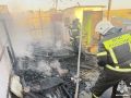 Пожарные ликвидировали возгорание хозяйственной постройки в пригороде Элисты