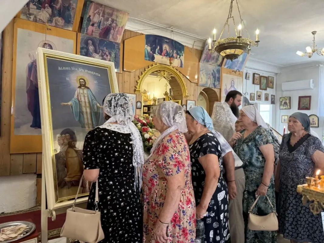 В селе Садовое отслужили Божественную литургию В селе Садовое отслужили Божественную литургию