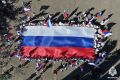 Под триколором — вместе!. Сотрудники Главного управления МЧС России по Республике Калмыкия приняли участие в велопробеге, приуроченному ко Дню Государственного флага Российской Федерации