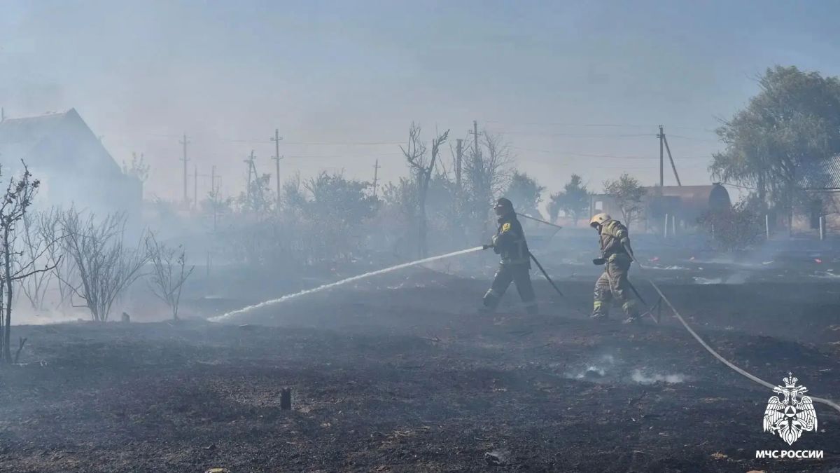 В Элисте потушили возгорание сухой растительности в районе «Тополиной рощи» В Элисте потушили возгорание сухой растительности в районе «Тополиной рощи»