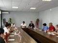 Председатель Избирательной комиссии Республики Калмыкия Бембя Чужаев встретился с организаторами выборов Целинного района, главой Администрации Целинного РМО Басангом Убушаевым