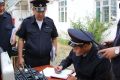 Личный состав органов внутренних дел Республики Калмыкия заступает на дежурство на избирательные участки