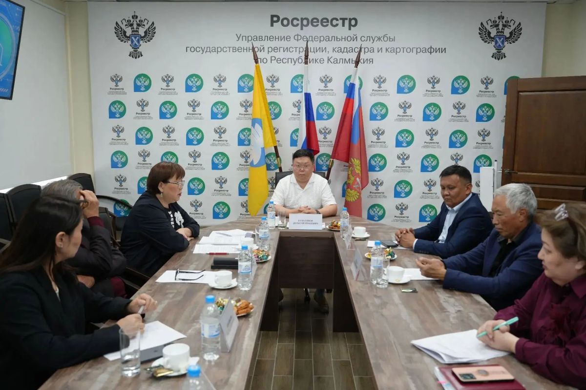 Вице-спикер Народного Хурала (Парламента) Республики Калмыкия Вячеслав Бадмаев принял участие в очередном заседании Общественного совета при Управлении Росреестра по РК