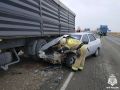 Огнеборцы Целинного района ликвидировали последствия ДТП