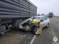 Огнеборцы Целинного района ликвидировали последствия ДТП