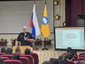 Главный государственный инспектор безопасности дорожного движения Калмыкии принял участие в общешкольном родительском собрании в Элисте