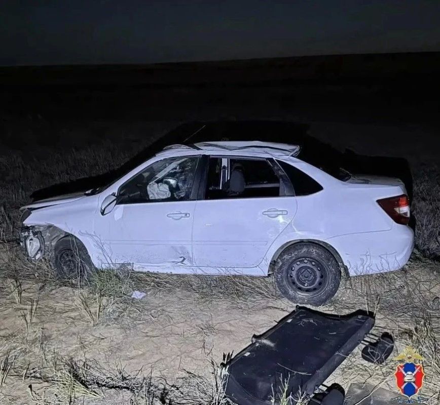 В Яшкульском районе автомобиль врезался в корову: пострадали три пассажира, включая ребёнка